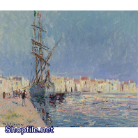 Tranh sơn dầu biển hiền hòa